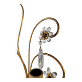 Large Italian Wall Sconce in Cut Crystal