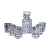 Service à whisky cristal taillé années 50/60 Service à whisky cristal taillé années 50/60