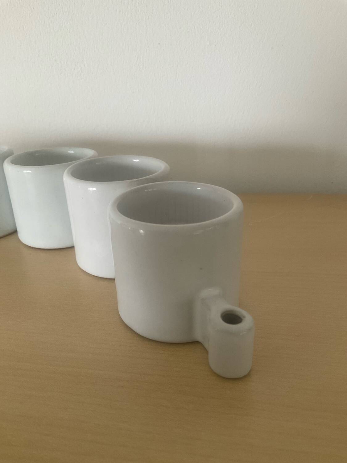 Set of 10 vintage candlesticks by Elhén Johansson