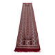 Hand-woven margoum hallway rug in natural wool
