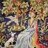 Large Needlepoint Canvas Tapestry - Margot de Paris - The Let