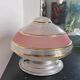 Ceiling light from the 40s/50s in gold and pink Art Deco.