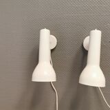 2 wall lamps, Schmidt's lampe design, Denmark early 1980s by Hans Schmidt