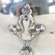 Theiere pourer in solid silver handle in ebene minerve martial fray 19th