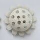Set of 2 Emil Stejnar wall lamps with flower crystals, 1950s Vienna