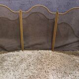 5-leaf brass fire screen