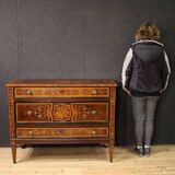 Commode marquetée de style Louis XVI