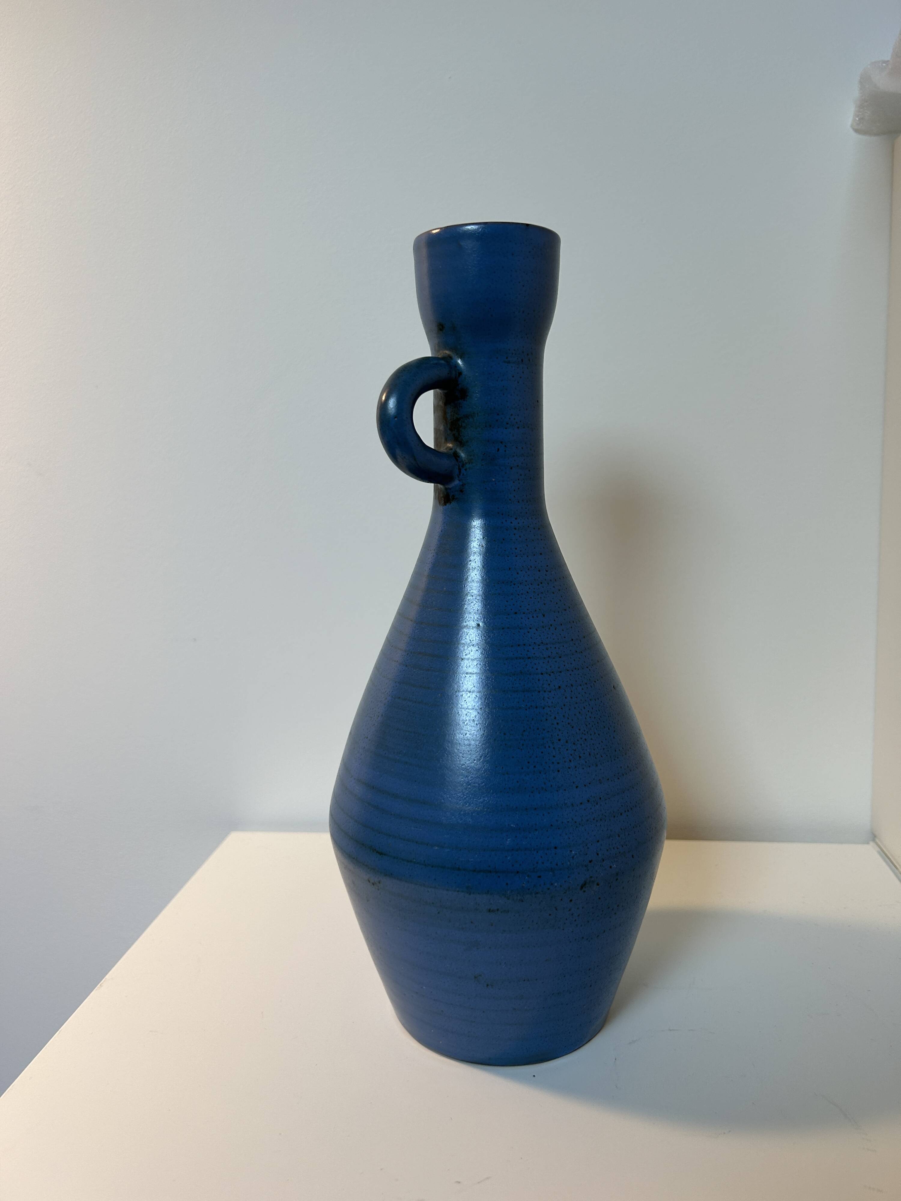Blue Vallauris vase