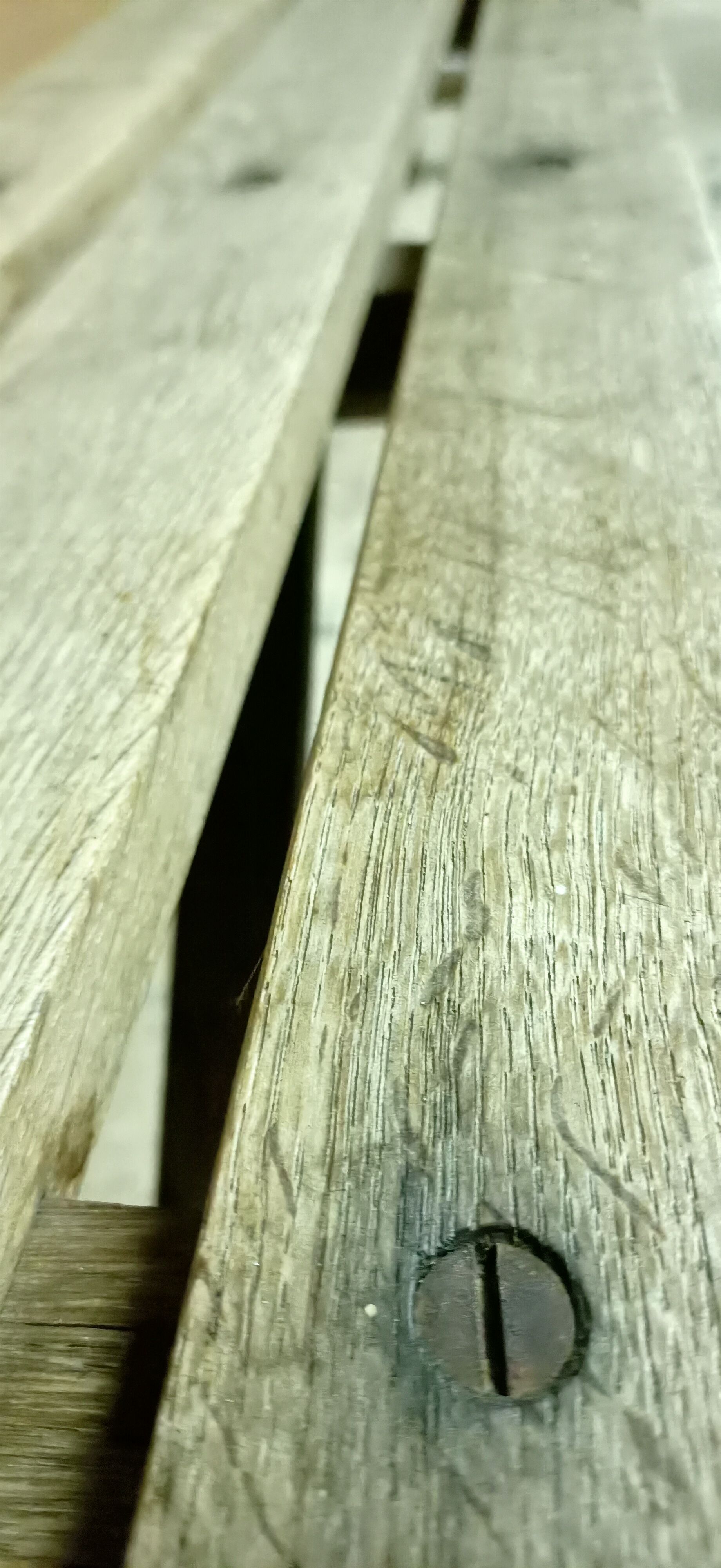 banc de ferme ancien