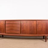 Large Danish Teak Sideboard by Axel Christensen for ACO Mobler 1960.