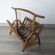 Vintage rattan magazine holders