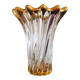 Antique vase in crystal and gilded with fine gold