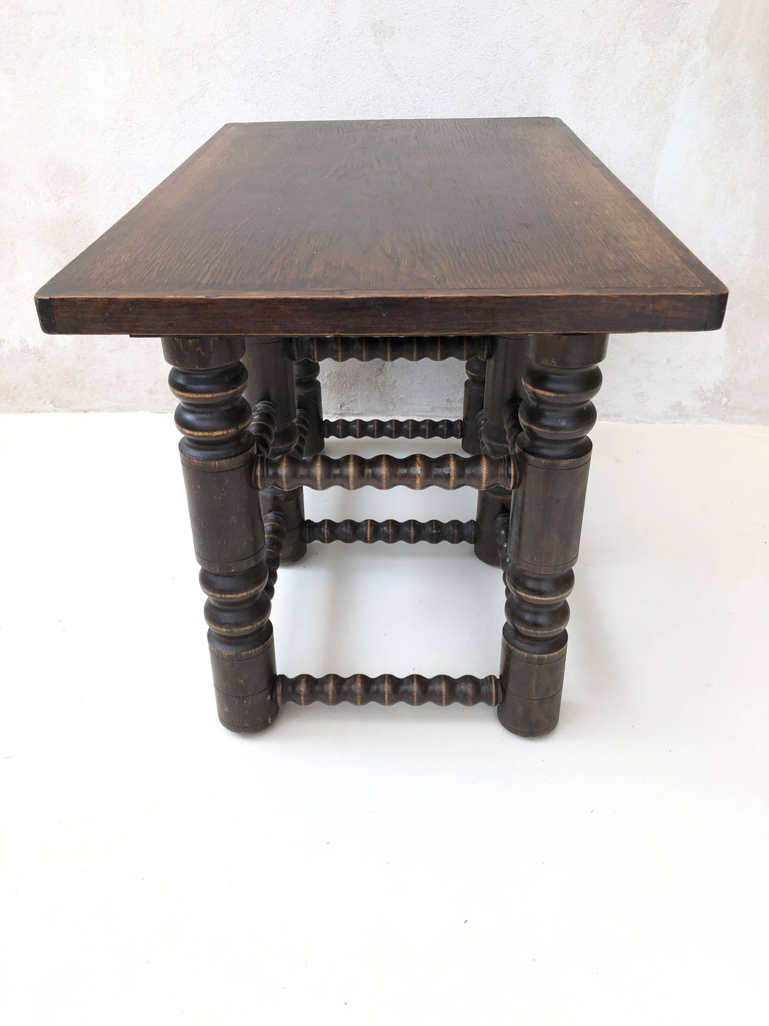 Decorative wooden coffee table