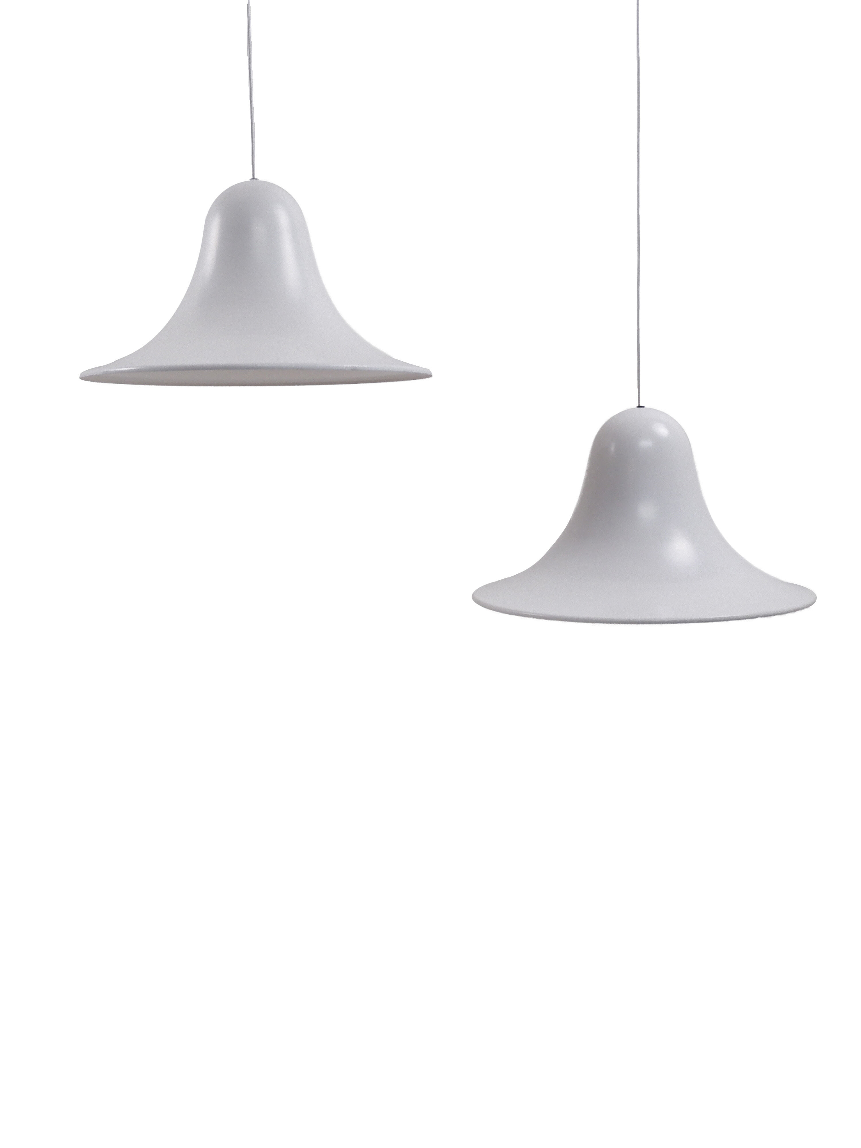 Set of 2 Pantop pendants by Verner Panton, 1980s