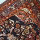 Tapis vintage fait main Tabriz du Moyen-Orient 135cm x 220cm (1950s)