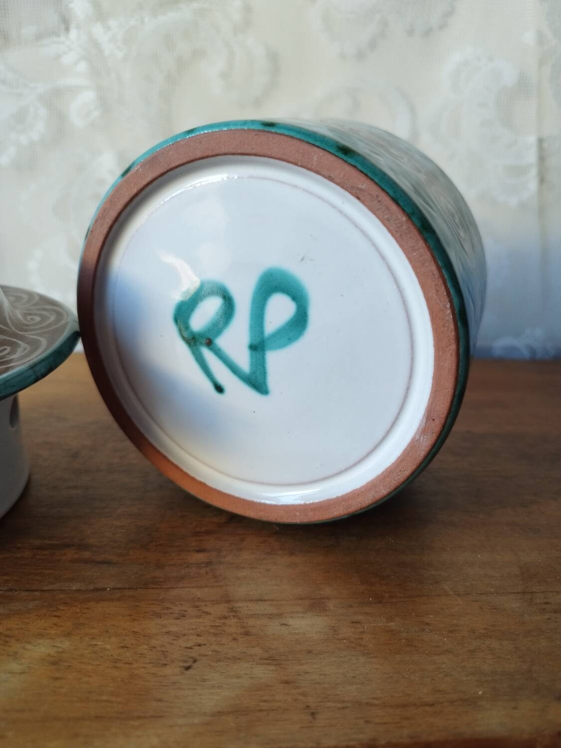 Water butter dish in ceramic – Robert Picault, Vallauris – Signed