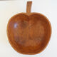 Large flat wooden vintage Apple shaped