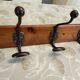 Old coat rack with 5 hooks