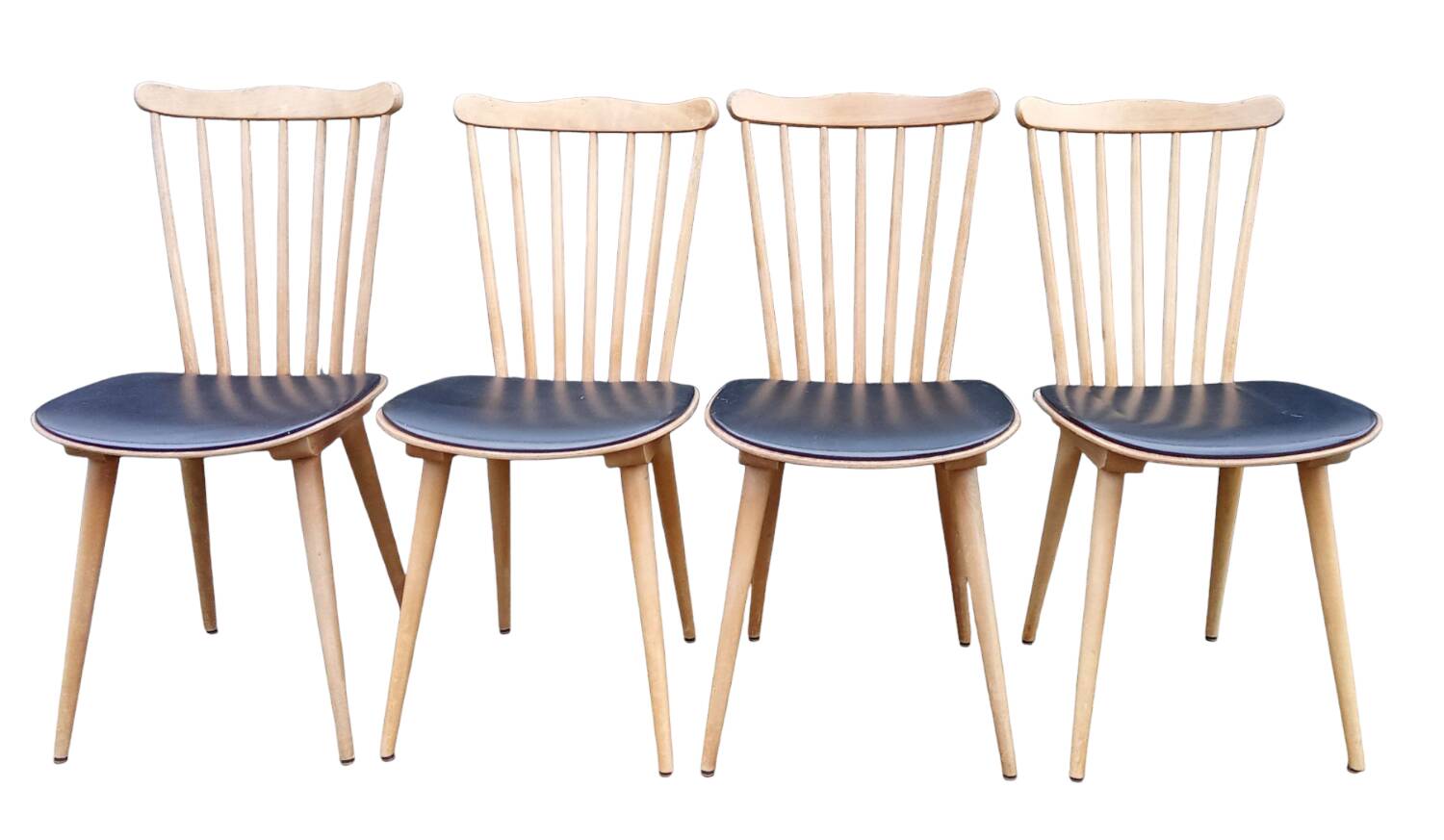 Set of 4 Baumann Sonate chairs