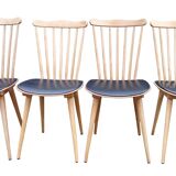 Set of 4 Baumann Sonate chairs