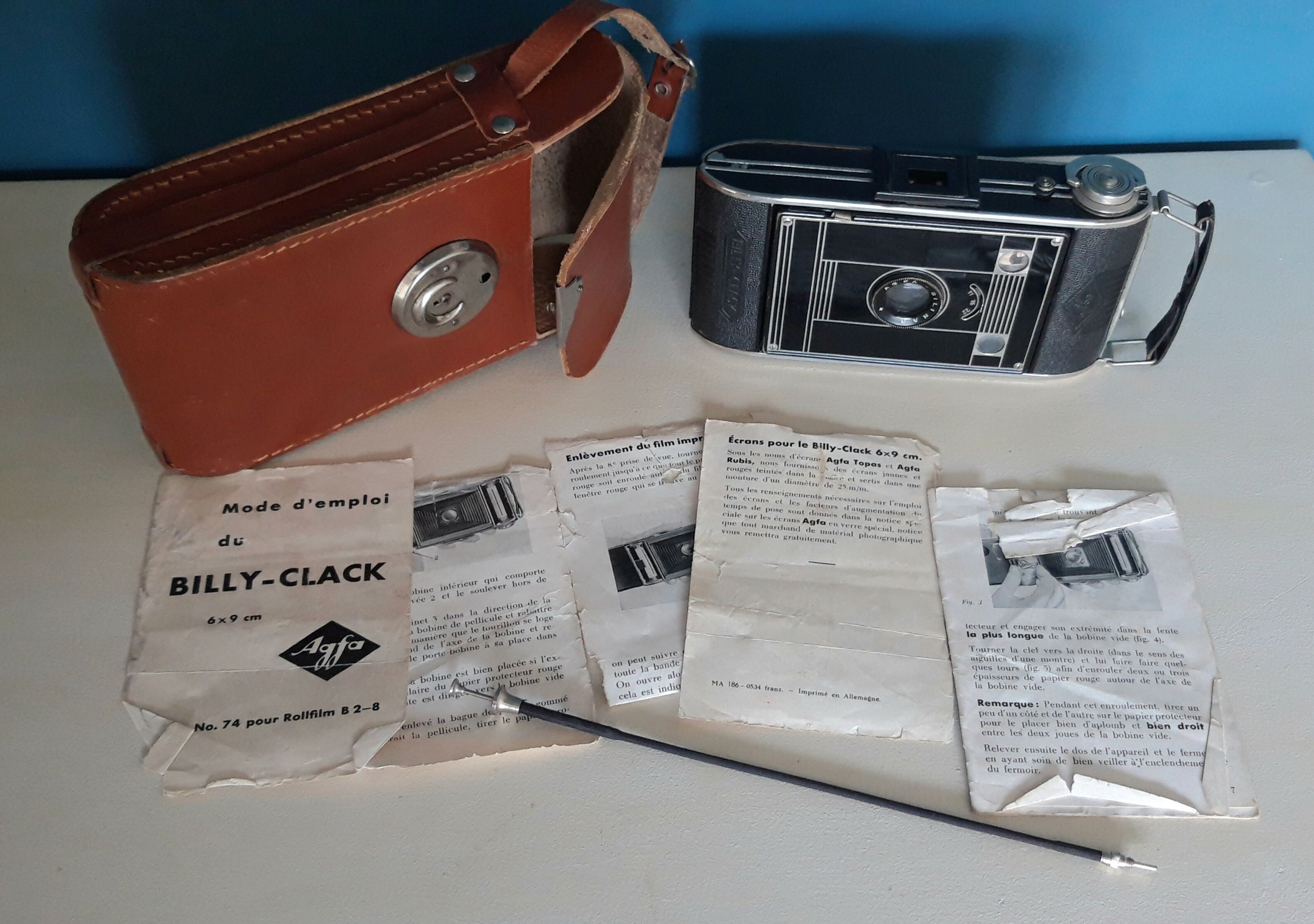 Agfa Billy-Black bellows film camera (n° 74)