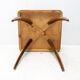 Fully renovated walnut Spider table H 259 by Jindřich Halabala, 1950´s