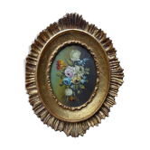 Oil paint on copper.