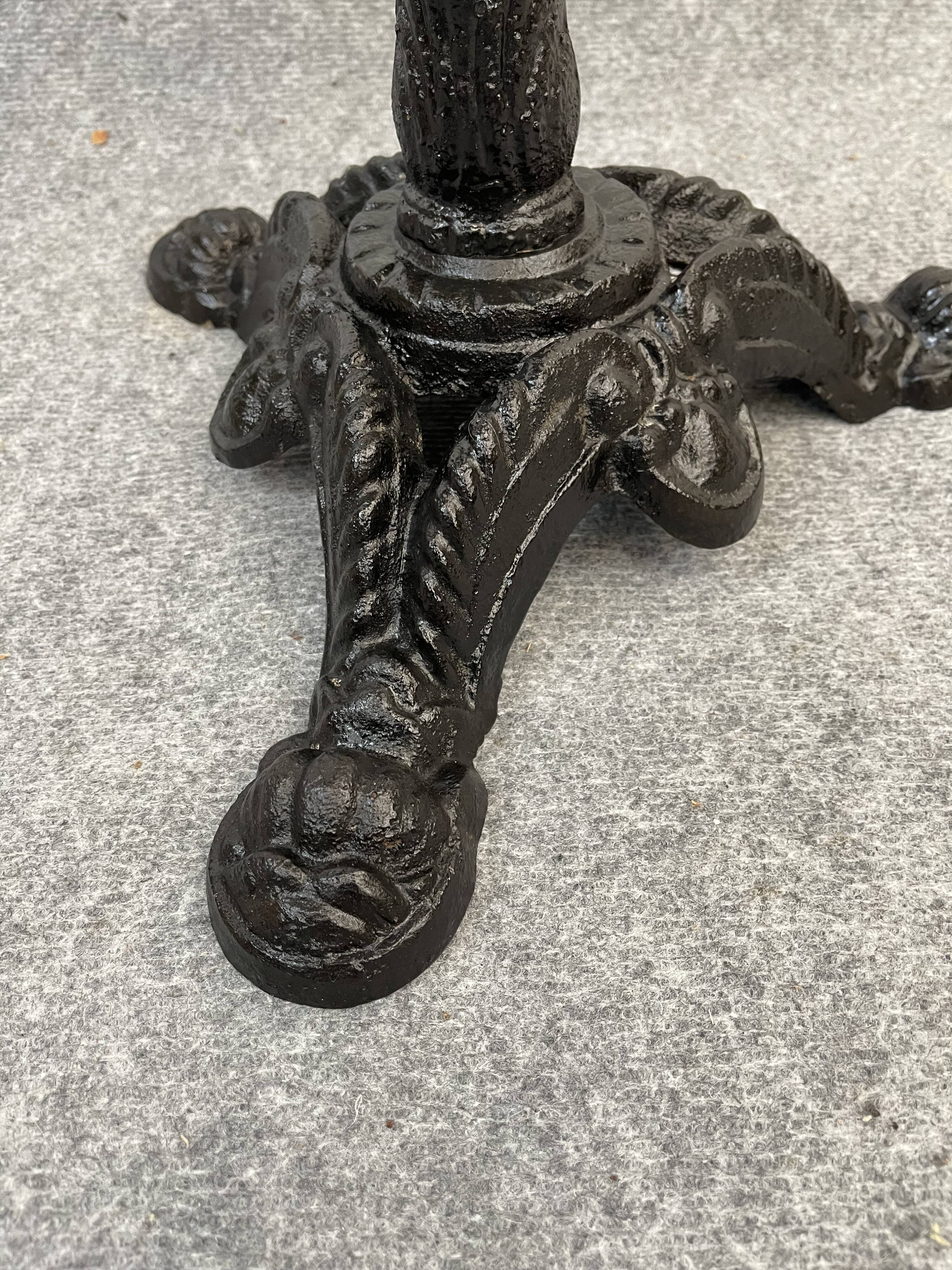 Parisian coffee bistro table marble tray