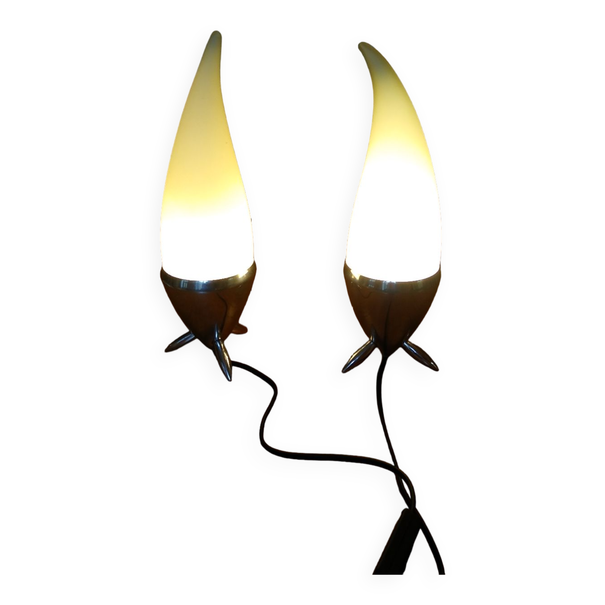 Vintage Lucien Gau table lamp