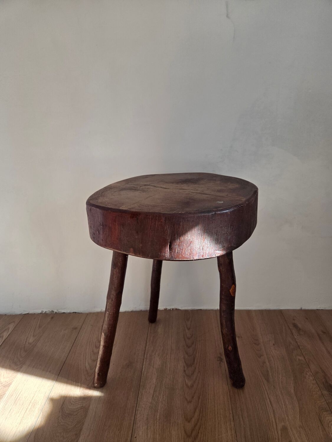 Brutalist tripod stool