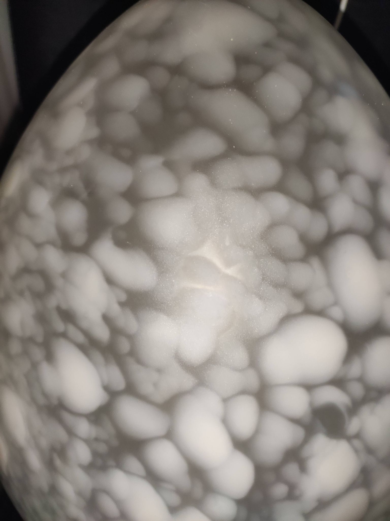 Lampe verre soufflé