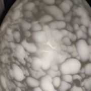 Lampe verre soufflé