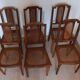 6 Louis 16 fluted pearwood chairs