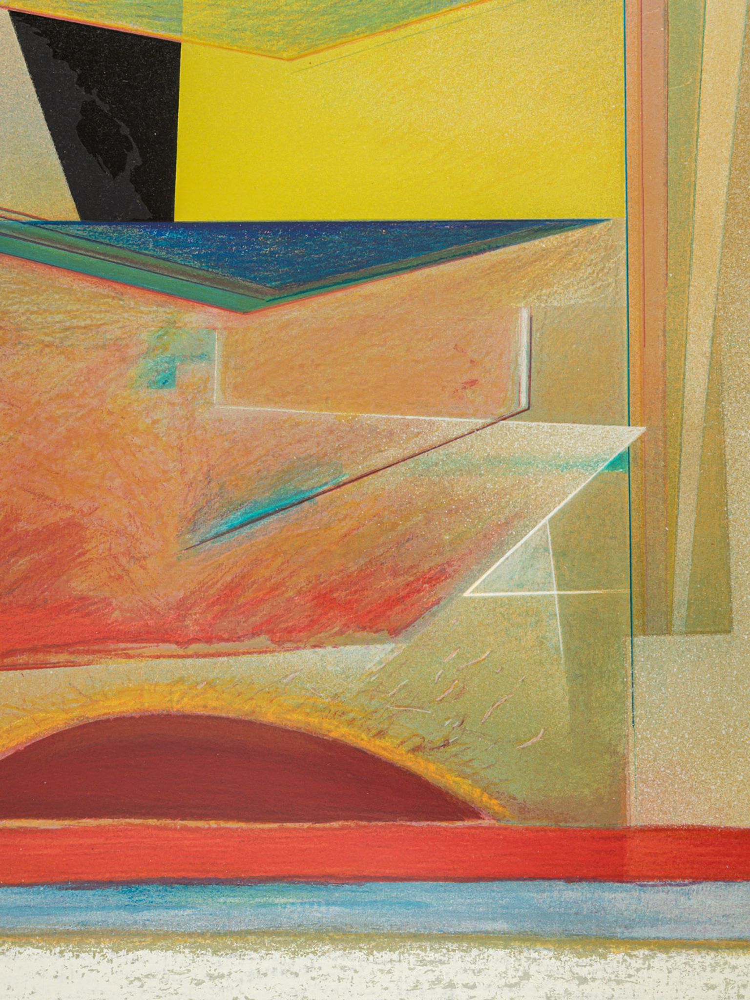 Lichtquelle, Sérigraphie en couleurs, 83 x103 cm