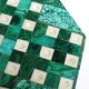 Octagonal solitaire in malachite and bakelite vintage 50s-60s