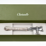 Manche à gigot Christofle métal argenté décor vigne — état neuf