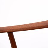 Very nice curved armchair , design by Johannes Andersen