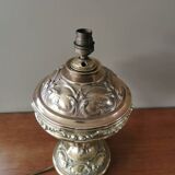 Pied de lampe art nouveau en laiton