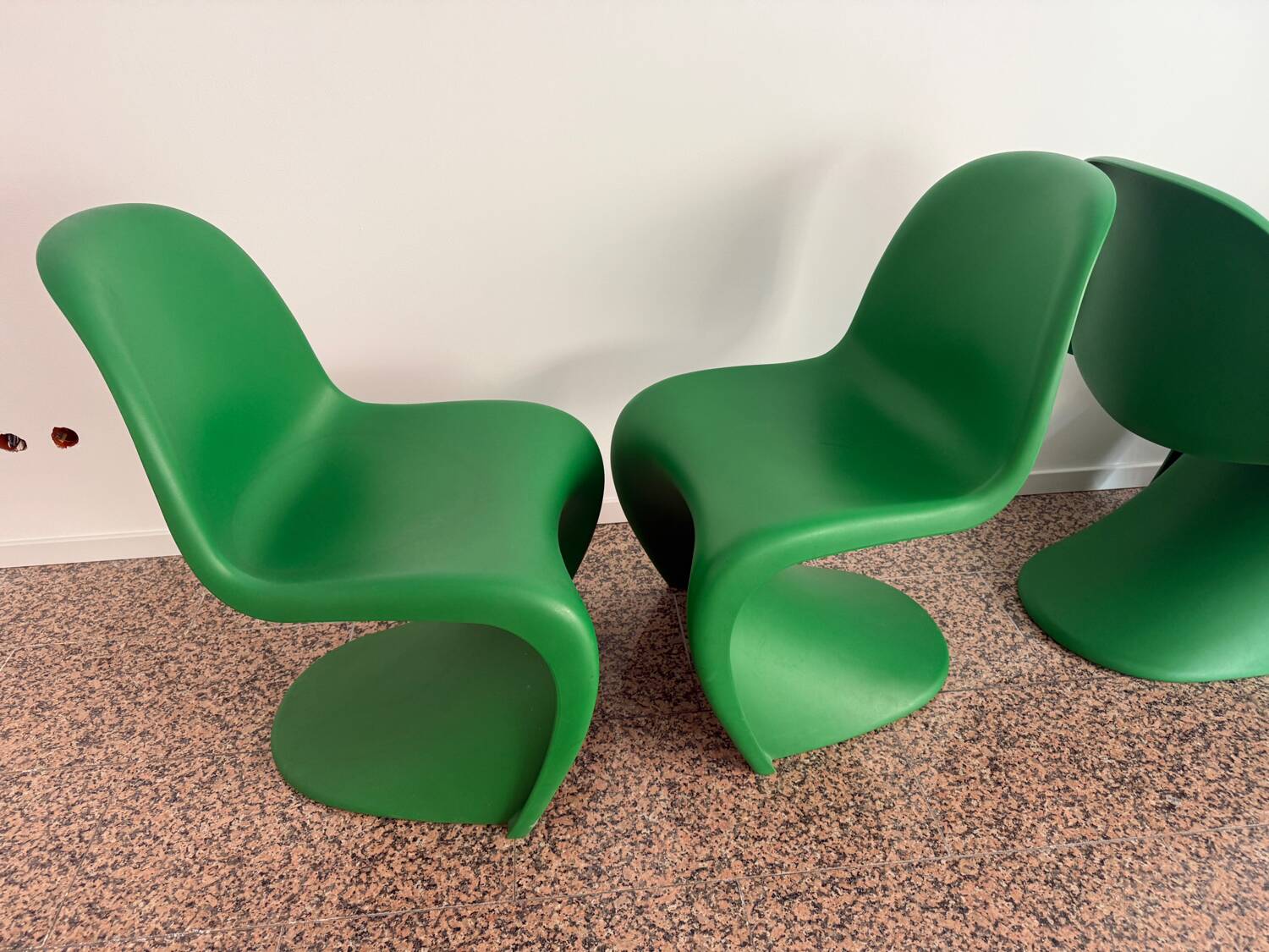 4 Panton chairs by Vitra