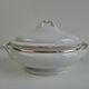Soupière en porcelaine Art Déco tchécoslovaque des années 1930 par Duchcov Eduard Eichler