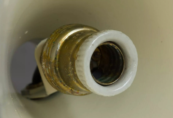 Lampe cocotte blanche