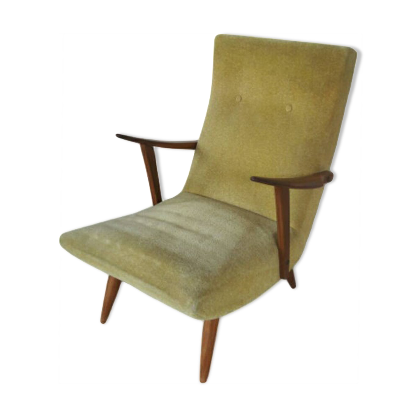Scandinavian Chair in wood and teak 70s