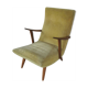 Fauteuil scandinave en bois et teck années 70
