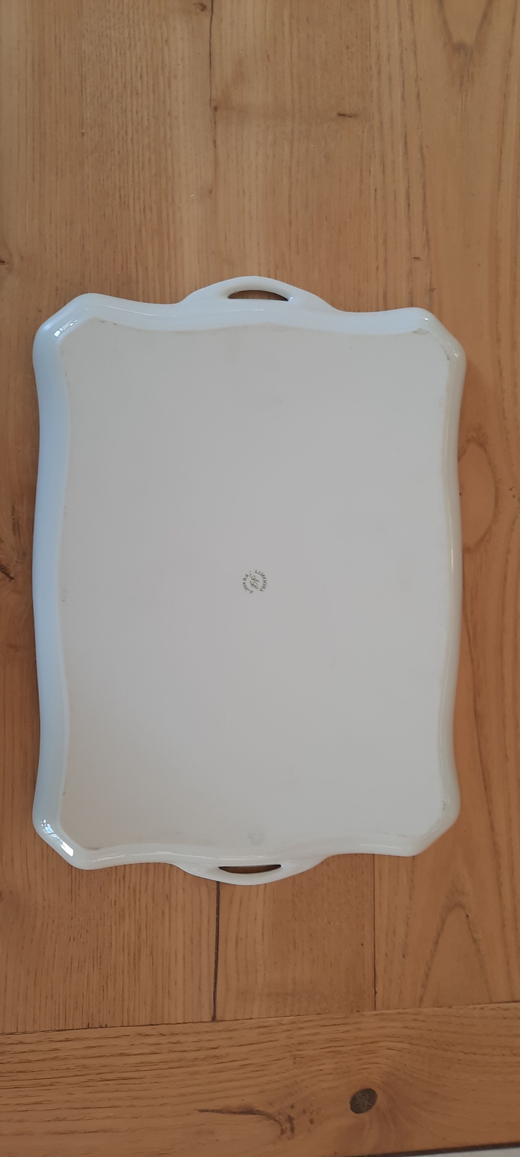 White top Limoges porcelain