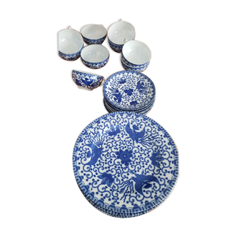 Japanese tea set in fine porcelain