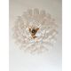 Mid-Century Modern “Conchiglie” Murano Glass Gold Chandelier