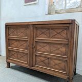 Art Deco oak sideboard