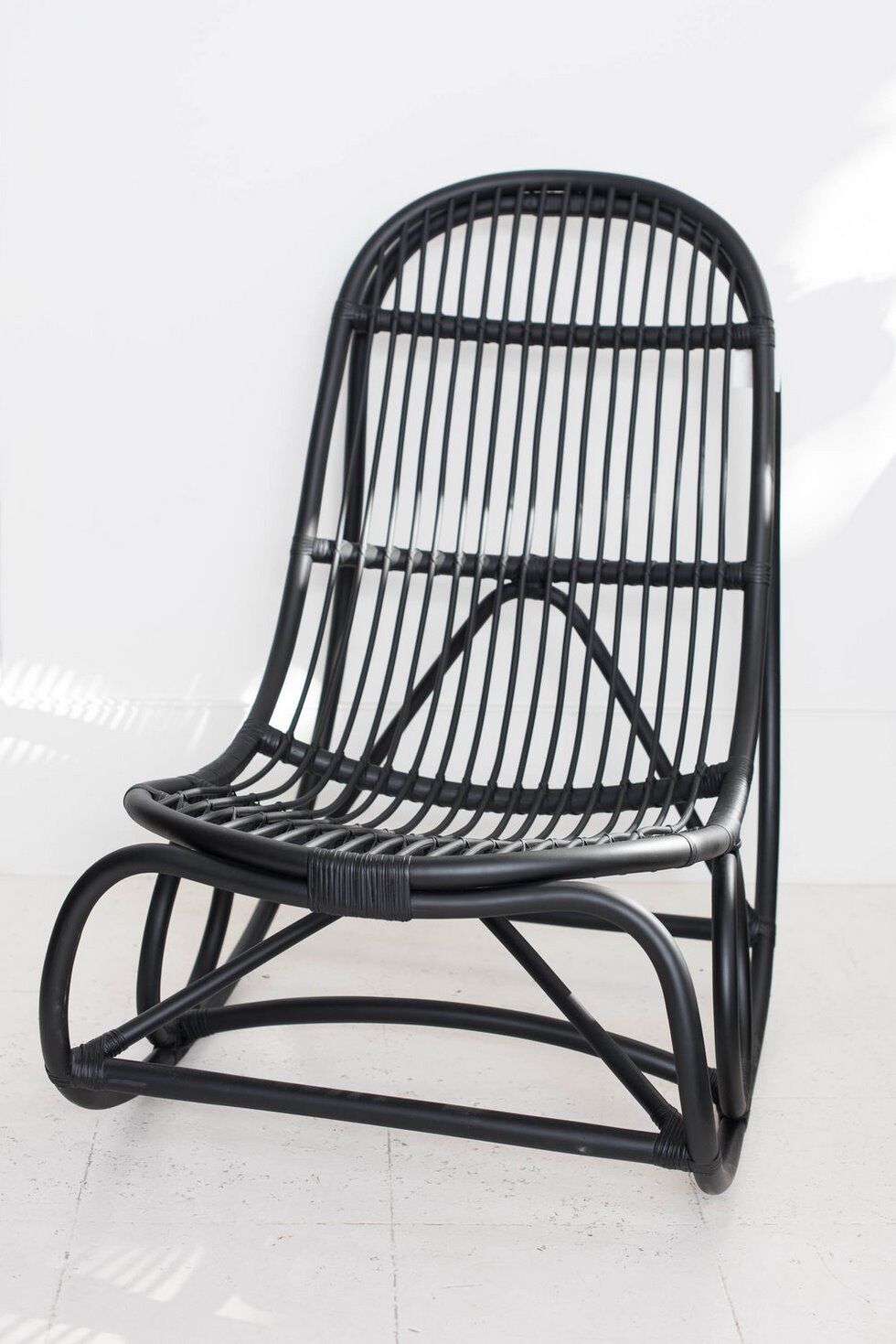 Rocking-flesh rattan design 50s by Nanna Ditzel