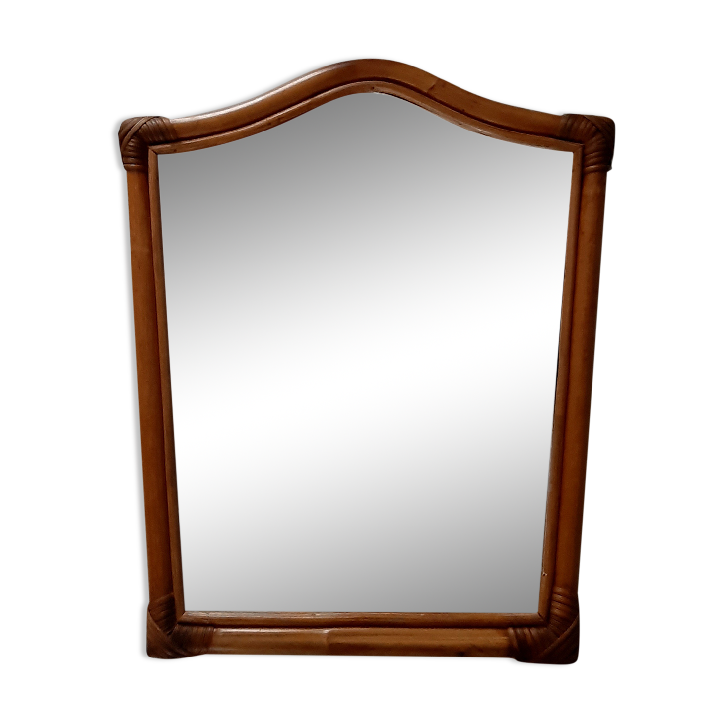 Rattan mirror 40x47cm