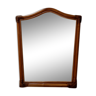 Rattan mirror 40x47cm